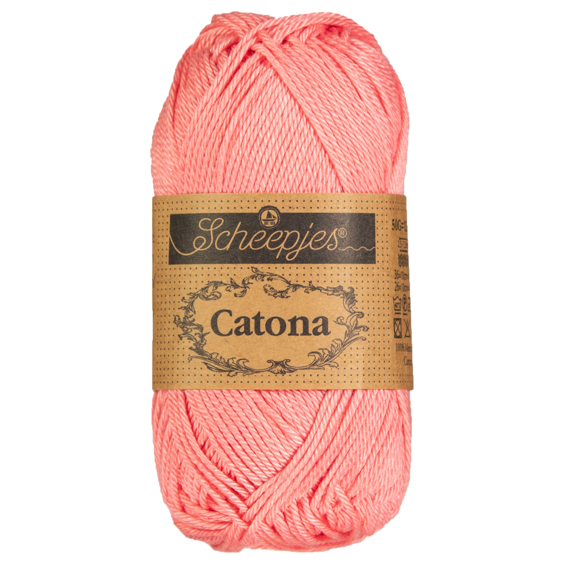 Scheepjes Catona Yarn - 264 Light Coral - Zoom Image
