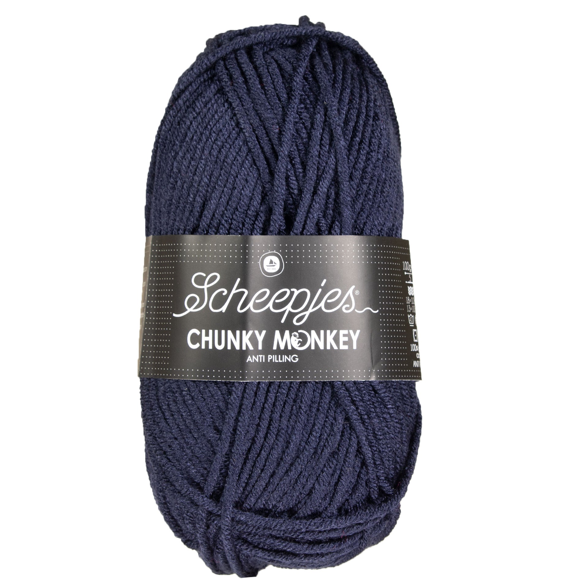 Scheepjes Chunky Monkey Yarn - 1011 Slate - Zoom Image

