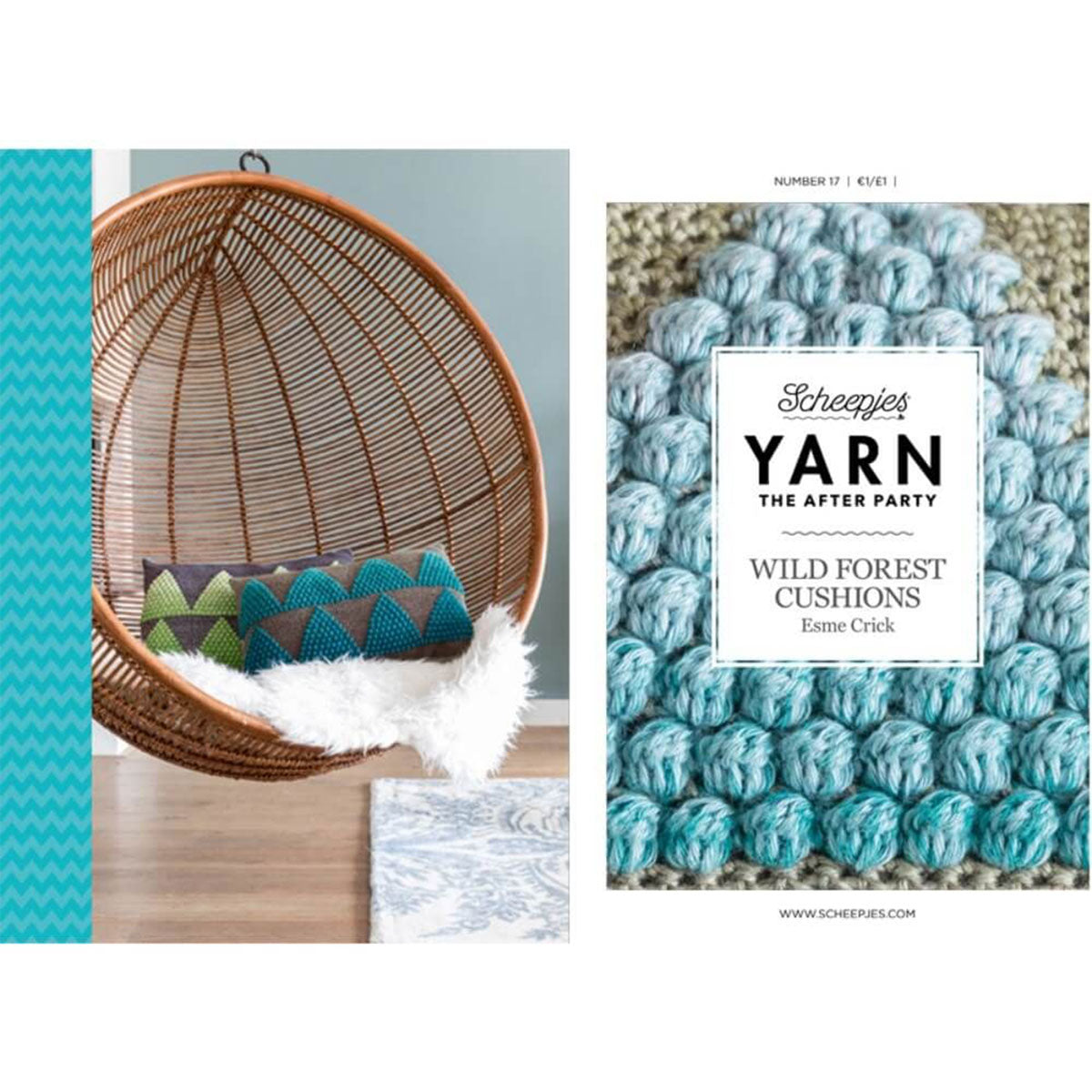 Scheepjes YARN The After Party Patterns - 17 Wild Forest Cushion - Extra Image
