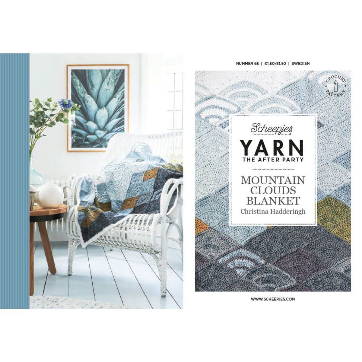 Scheepjes YARN The After Party Patterns - 65 Mountain Clouds Blanket - Extra Image
