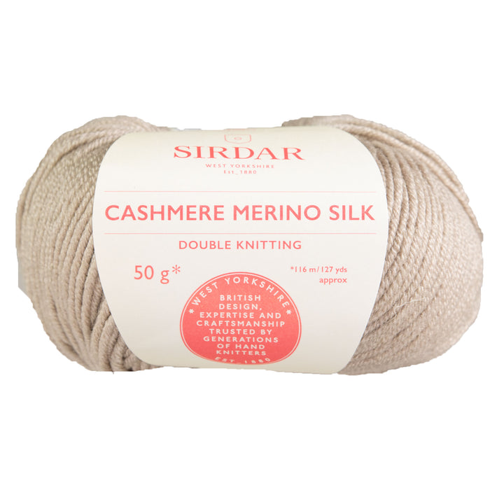 Sirdar Cashmere Merino Silk DK Yarn - 402 Candlelit Mink - Zoom Image