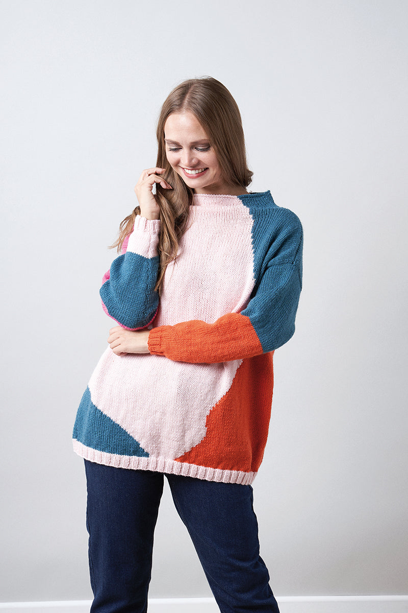 Rowan Daydreamer Collection Patterns - Grocery Sweater - PDF Download - Extra Image
