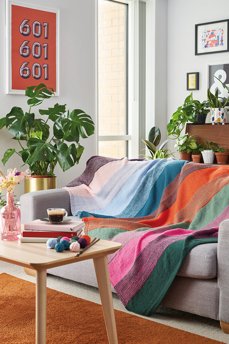 Rowan Daydreamer Collection Patterns - Hibernate Throw - PDF Download - Extra Image
