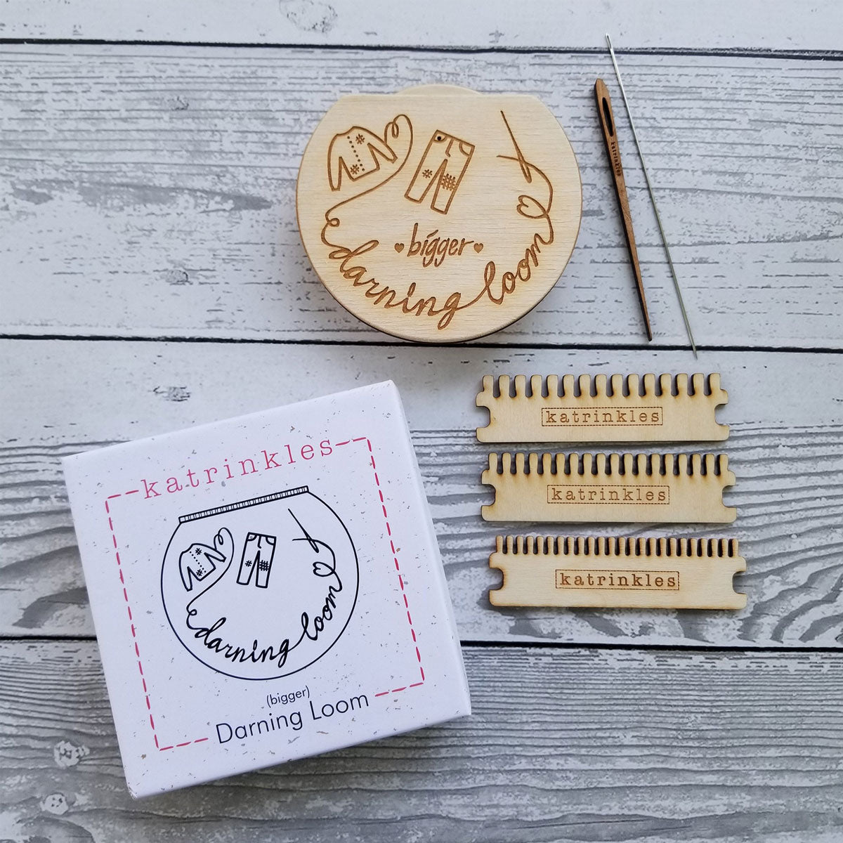 Katrinkles Darning and Mending - Bigger Darning Loom - Extra Image
