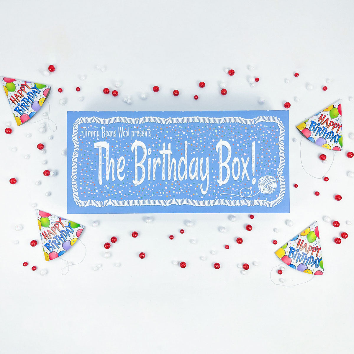 Jimmy Beans Wool Birthday Box Kits - Birthday Suit (Purples) - Extra Image