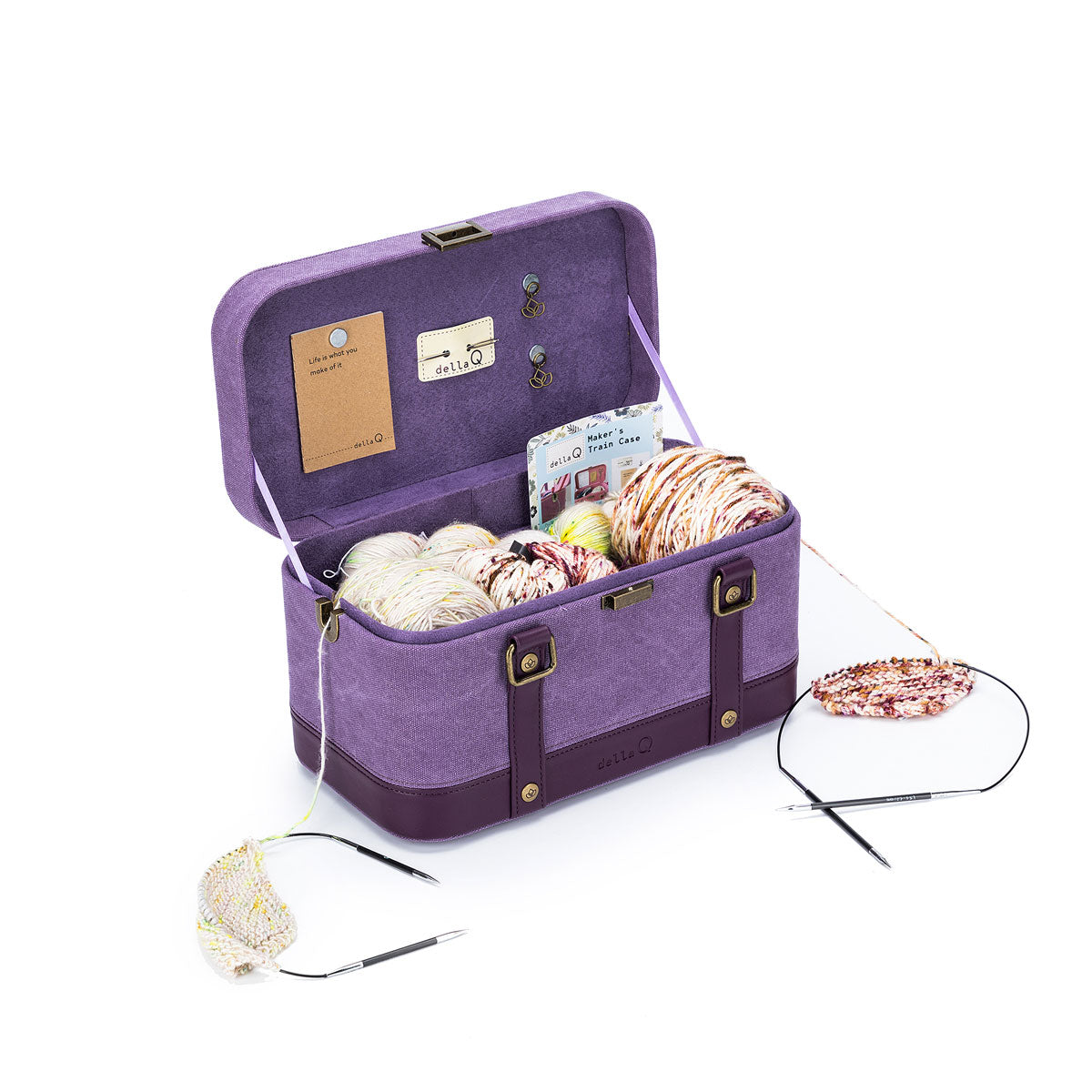 della Q Maker's Train Case - Sage - Extra Image