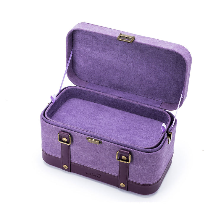 della Q Maker's Train Case - Plum - Extra Image