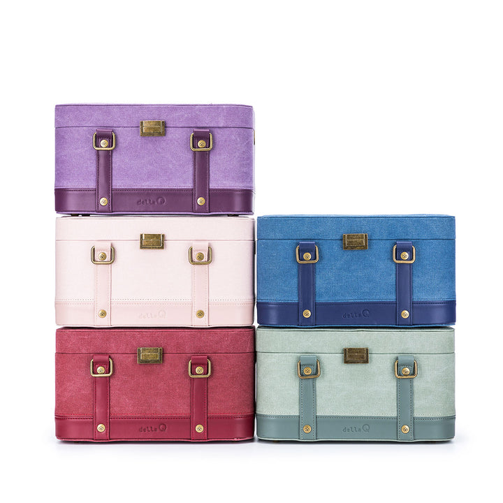 della Q Maker's Train Case - Maroon - Extra Image