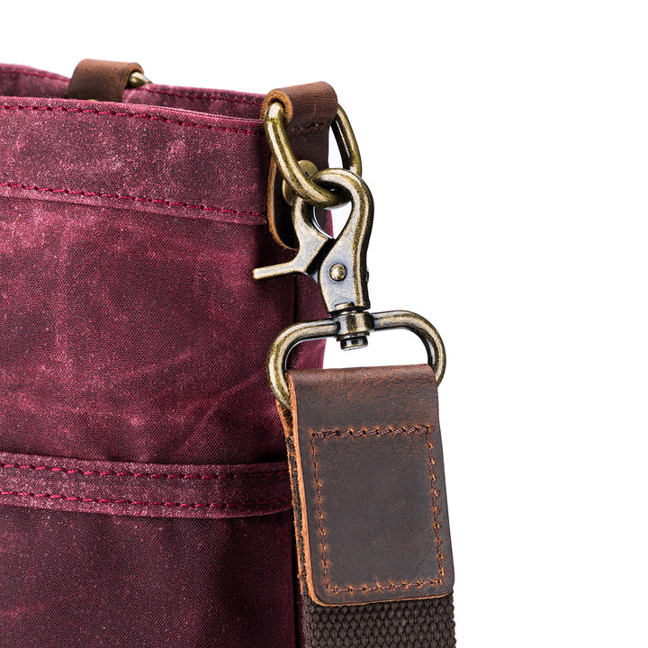 della Q Maker's Canvas Tote - Red - Extra Image