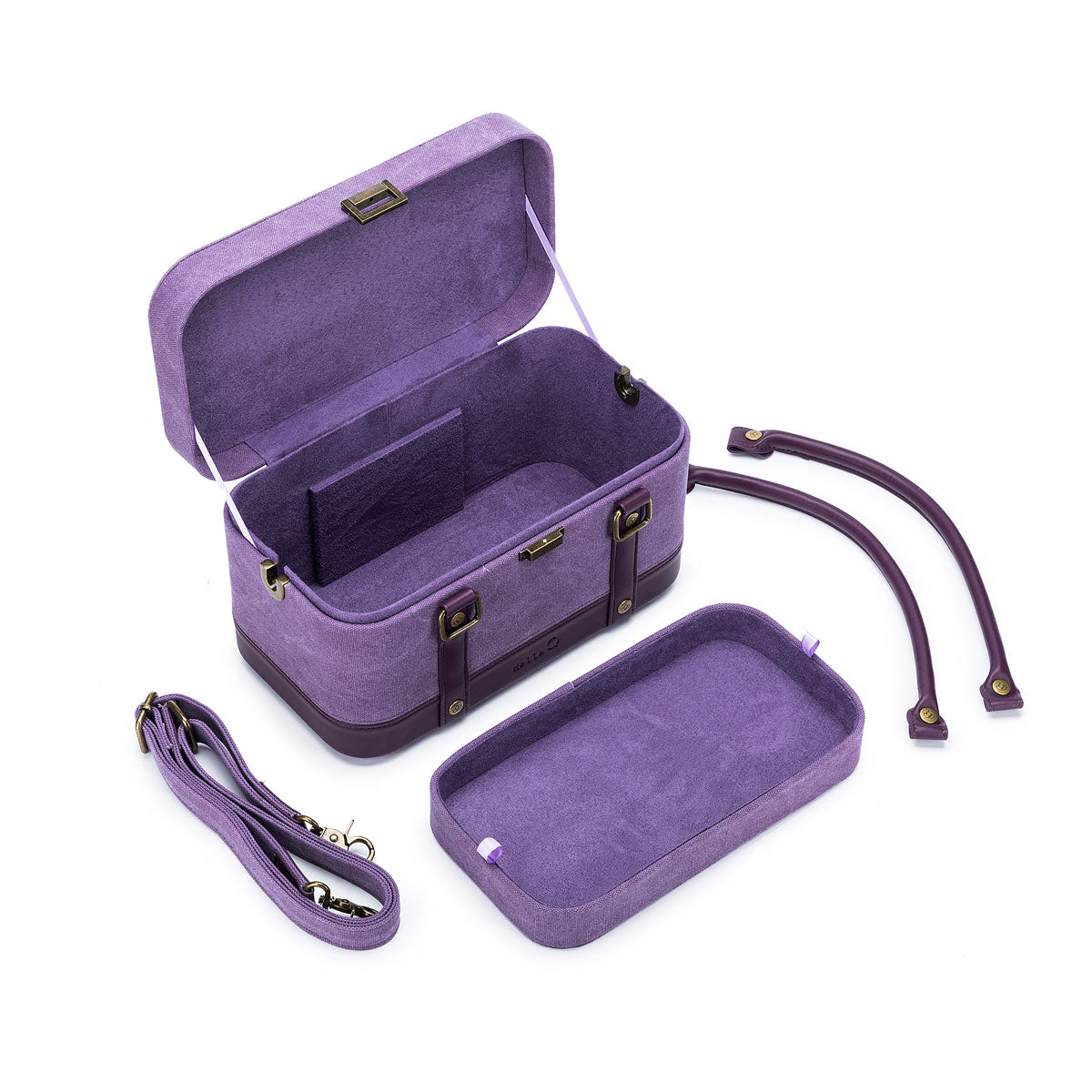 della Q Maker's Train Case - Orange - Extra Image