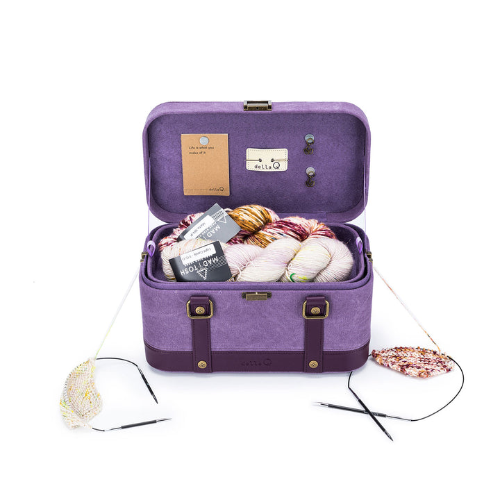 della Q Maker's Train Case - Orange - Extra Image