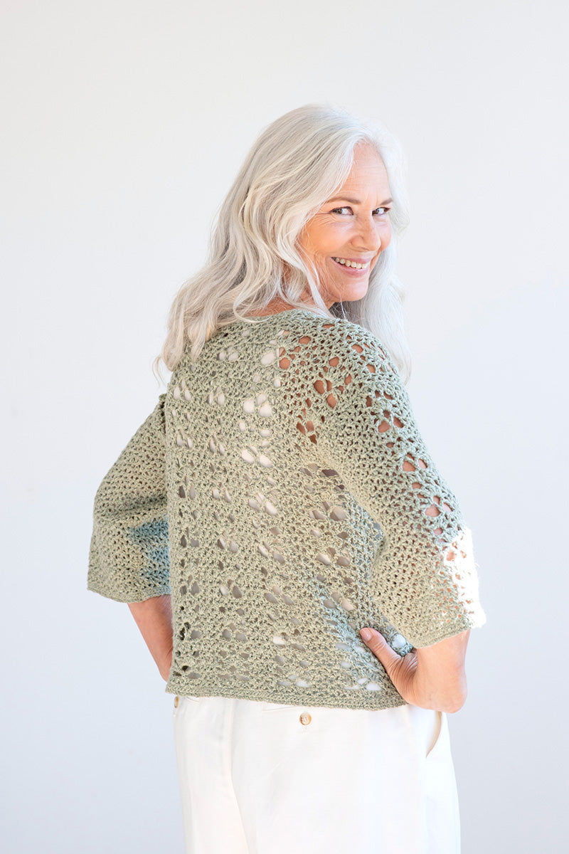 Berroco Meraki Patterns - Ianthe Cardigan - PDF Download - Extra Image