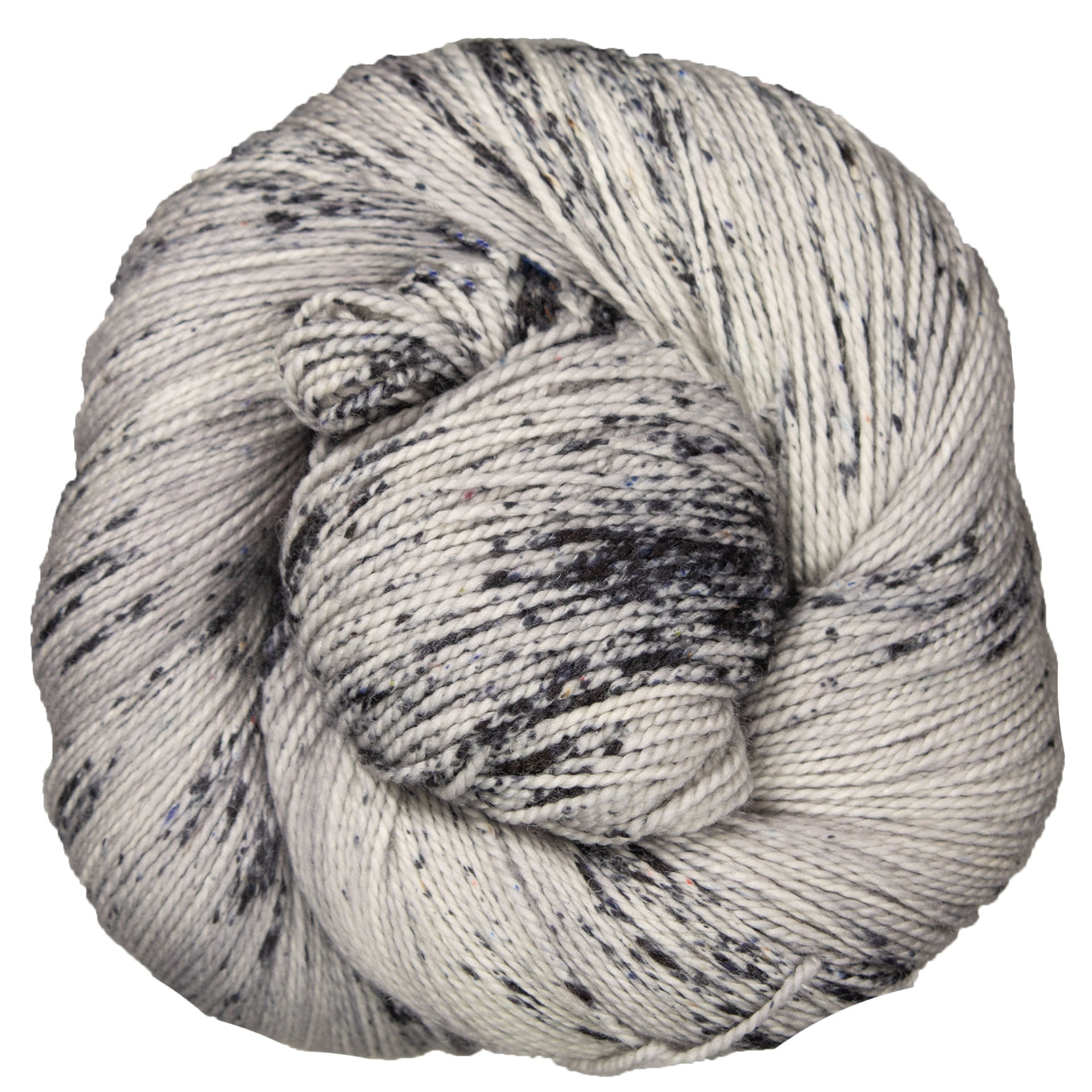 Madelinetosh Tosh Sock Yarn - Astrid Grey/ Optic - Zoom Image
