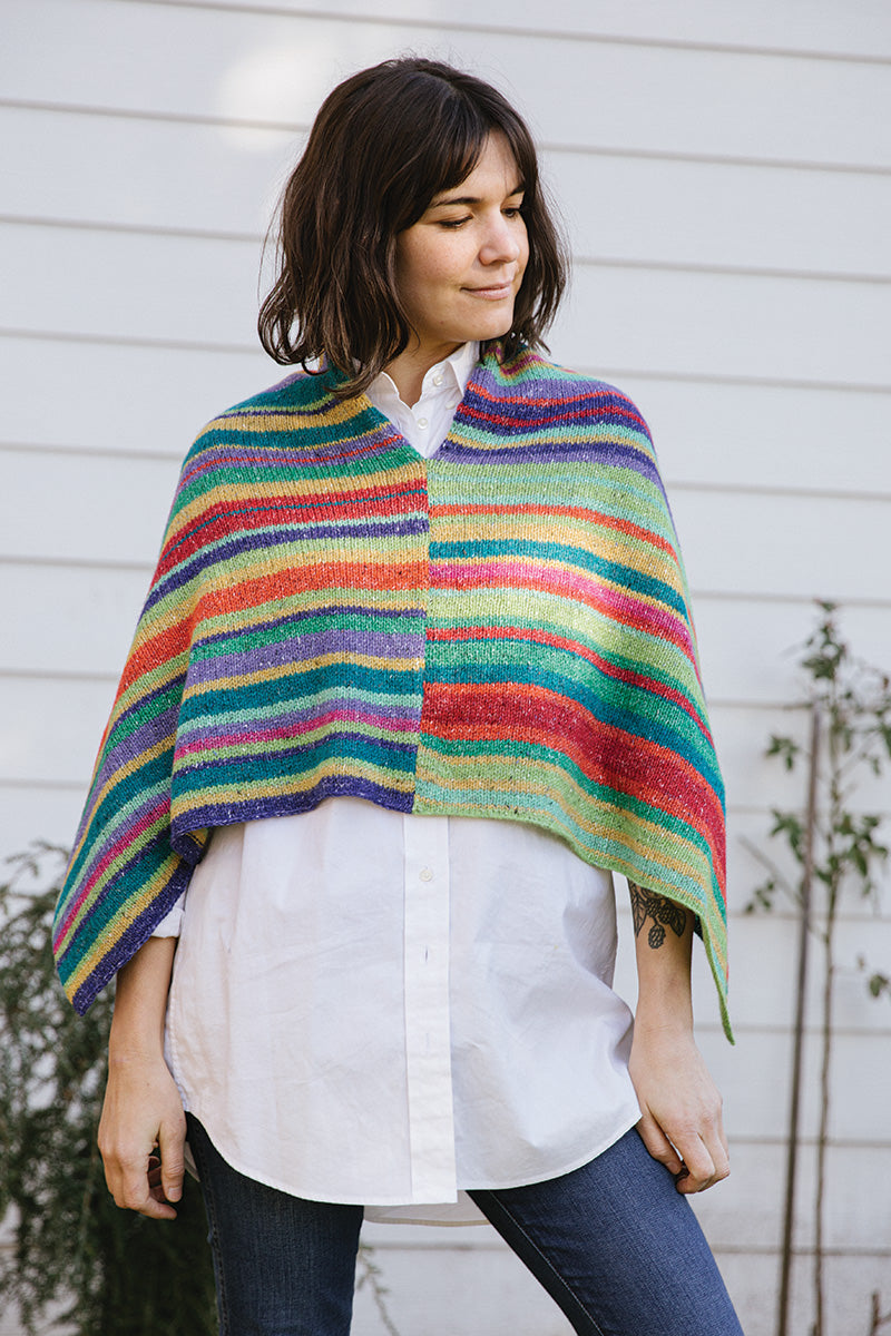 Churchmouse Classics Patterns - Jimmy's Lucky Poncho - Extra Image