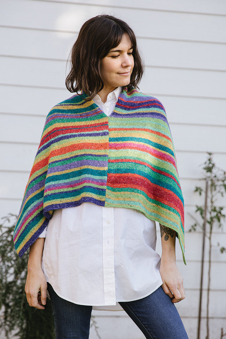 Churchmouse Classics Patterns - Jimmy's Lucky Poncho - Extra Image