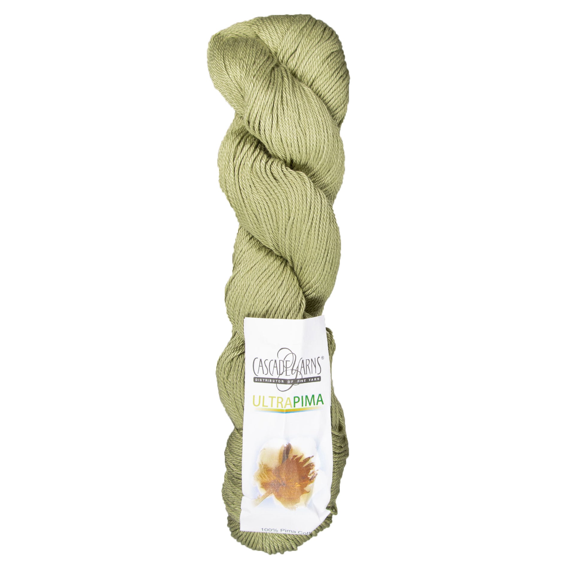 Cascade Yarns Ultra Pima Yarn - 3868 Olive Grey - Zoom Image
