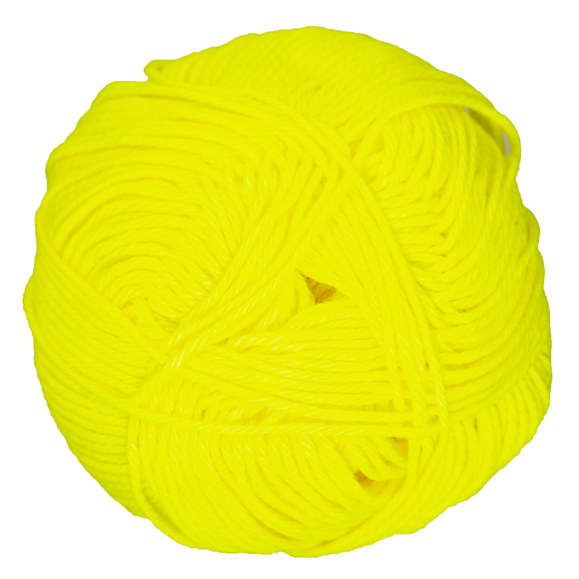 Scheepjes Catona Yarn - 601 Neon Yellow - Zoom Image
