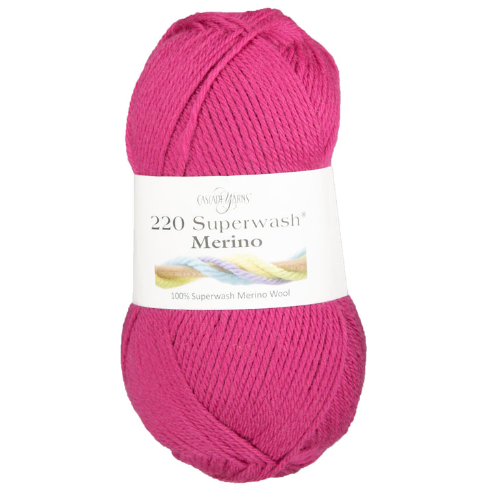 Cascade Yarns 220 Superwash Merino Yarn - 118 Very Berry - Zoom Image
