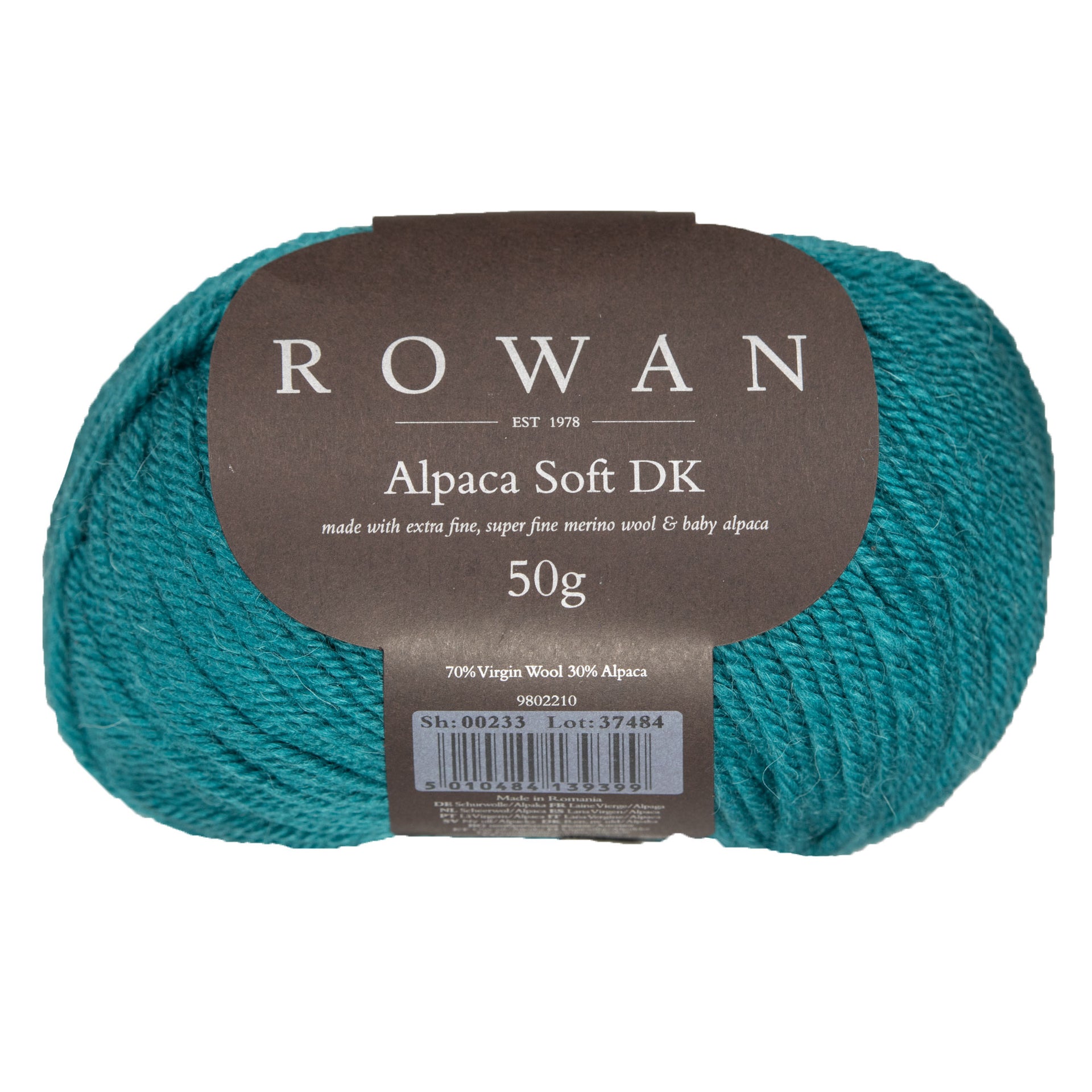 Rowan Alpaca Soft DK Yarn - 233 Verdigris - Zoom Image
