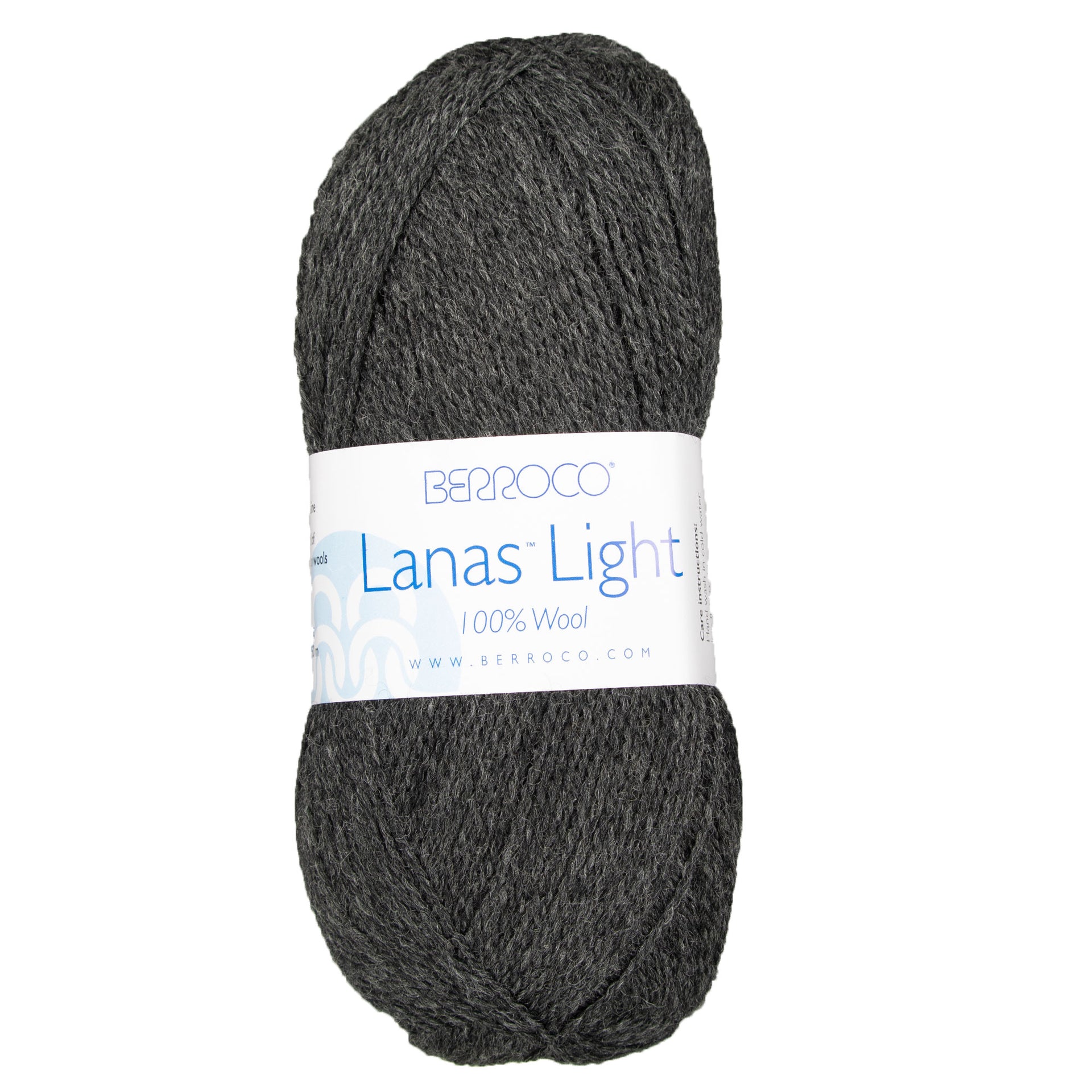 Berroco Lanas Light Yarn - 78136 Charcoal - Zoom Image
