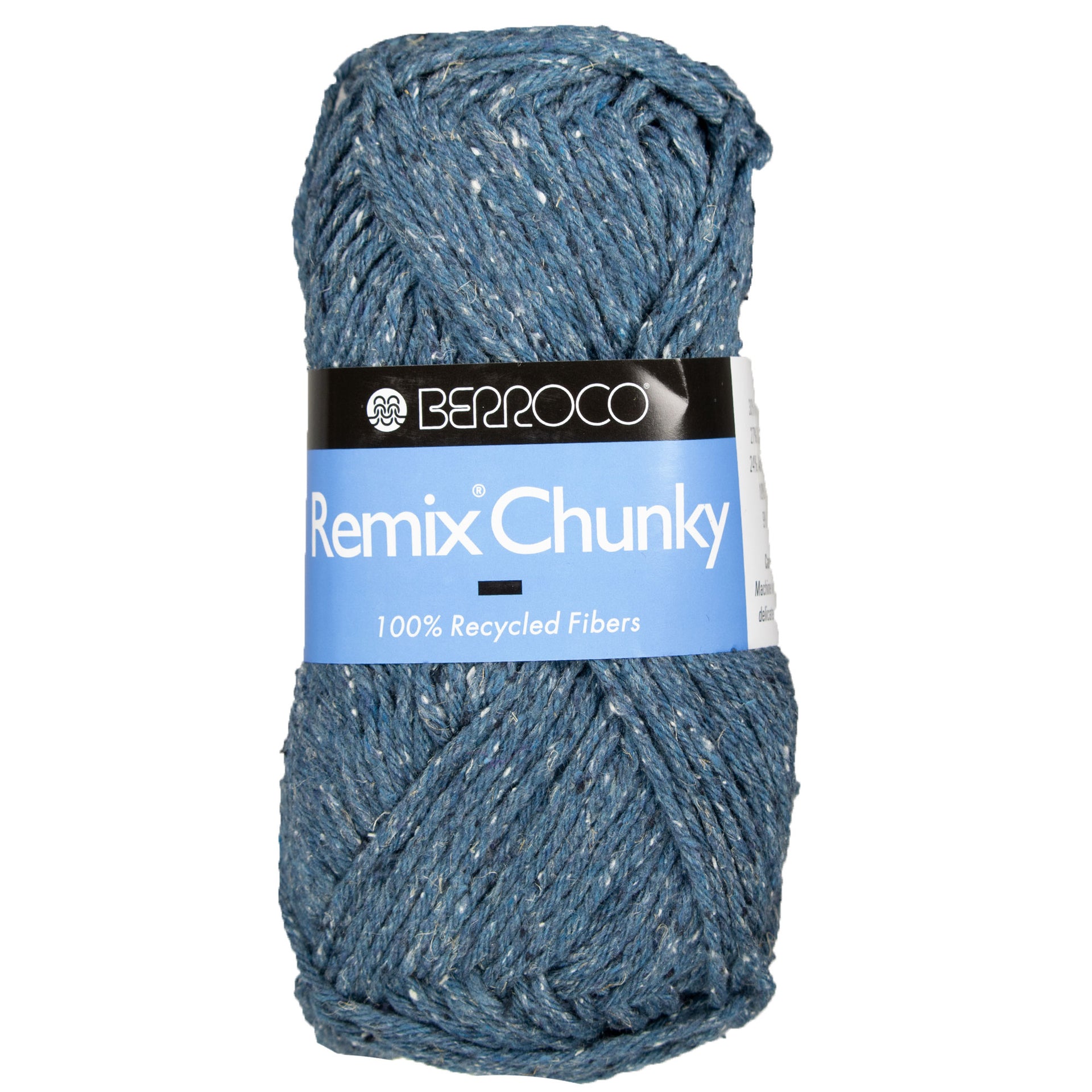 Berroco Remix Chunky Yarn - 9927 Old Jeans - Zoom Image
