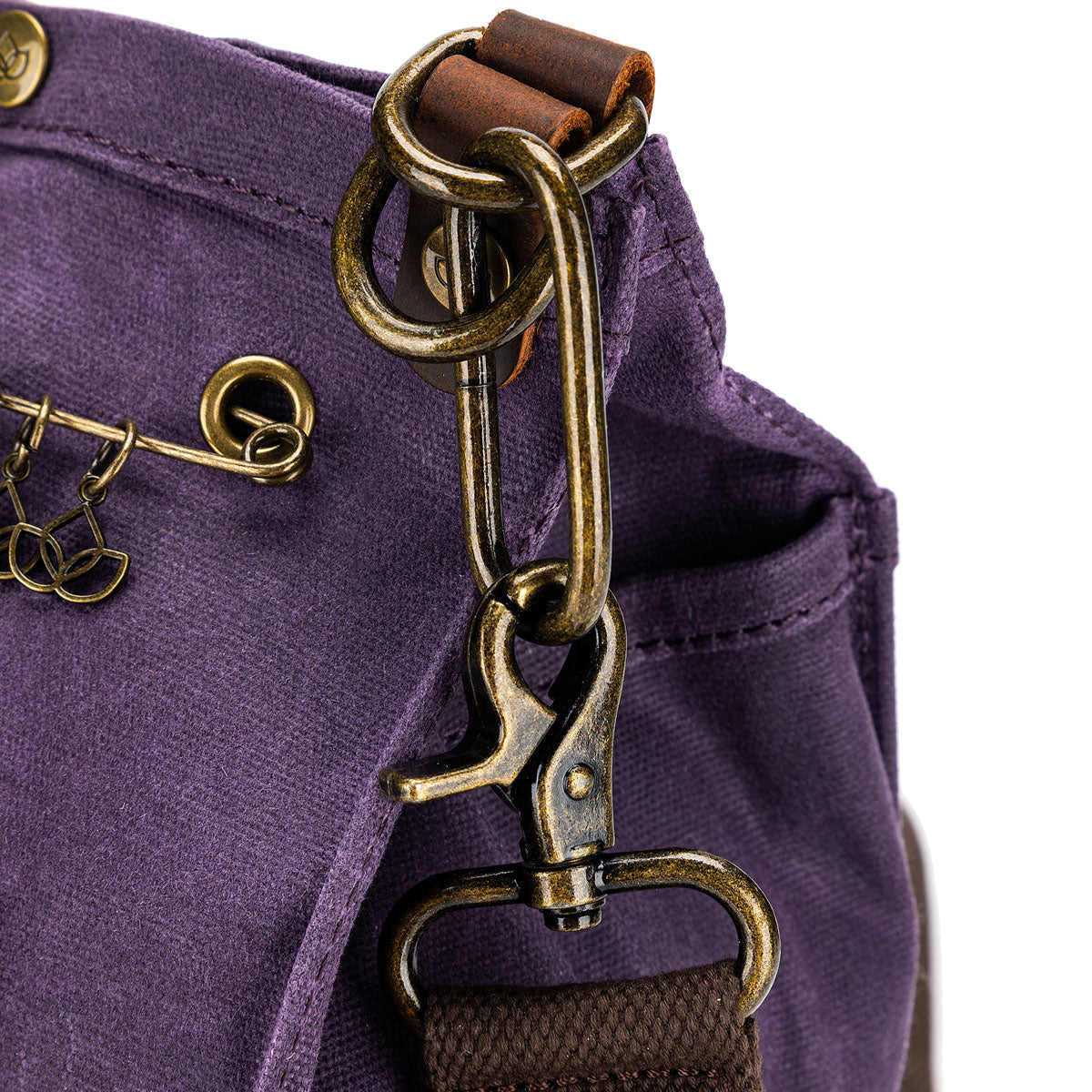 della Q Maker's Canvas Rucksack - Mustard - Extra Image