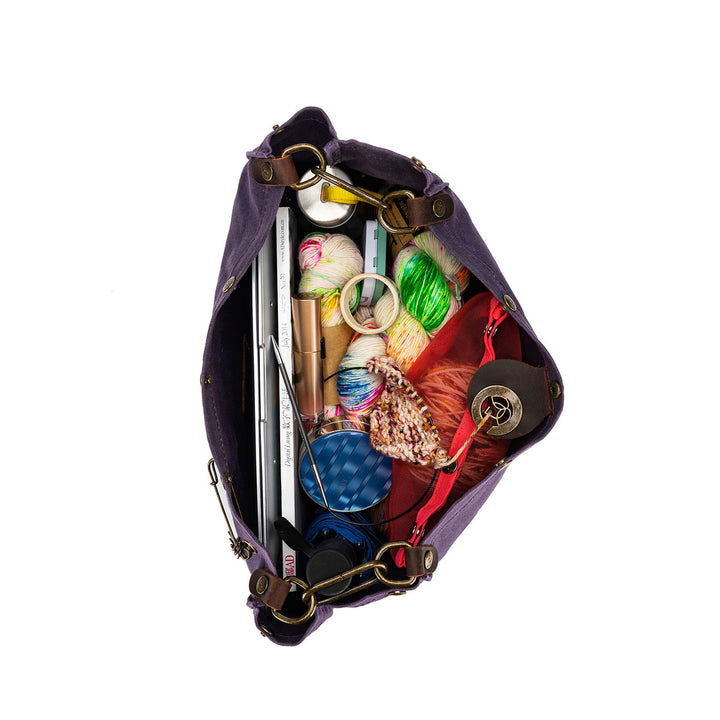 della Q Maker's Canvas Rucksack - Olive - Extra Image