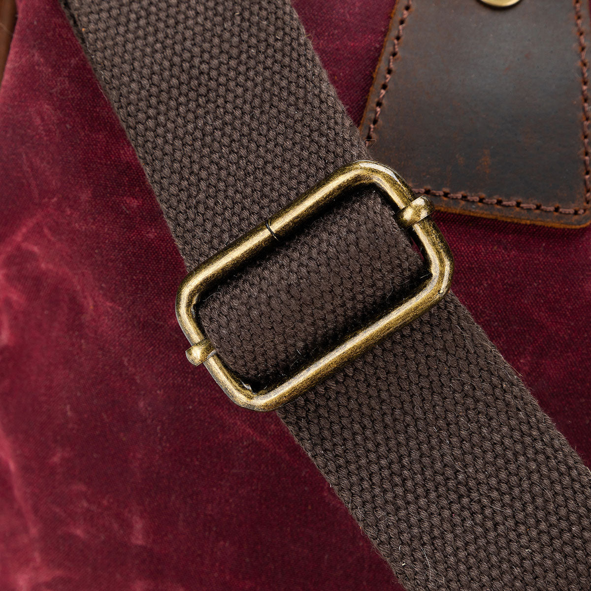 della Q Maker's Canvas Satchel - Mustard - Extra Image