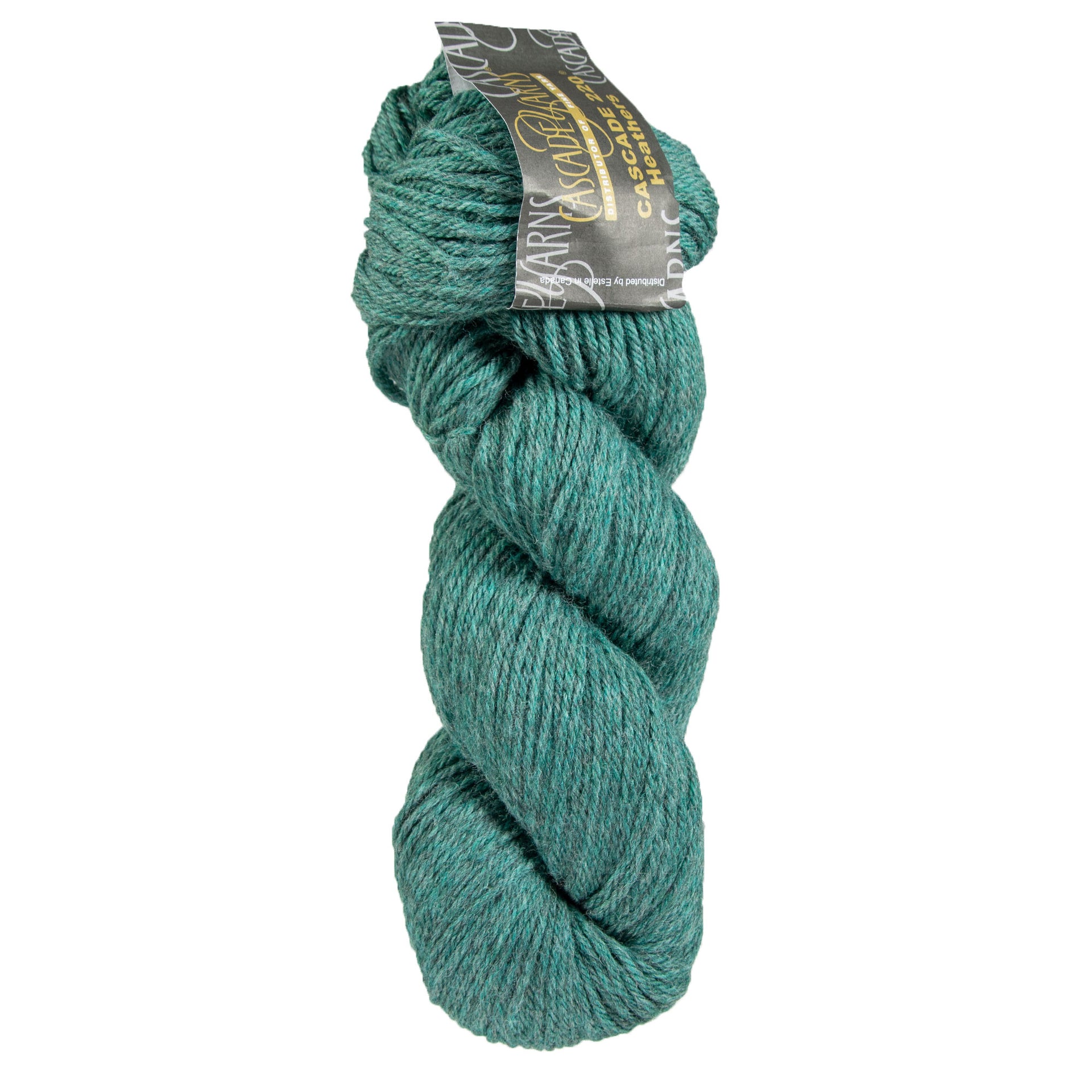 Cascade 220 Yarn - 9322 Silver Spruce Heather - Zoom Image
