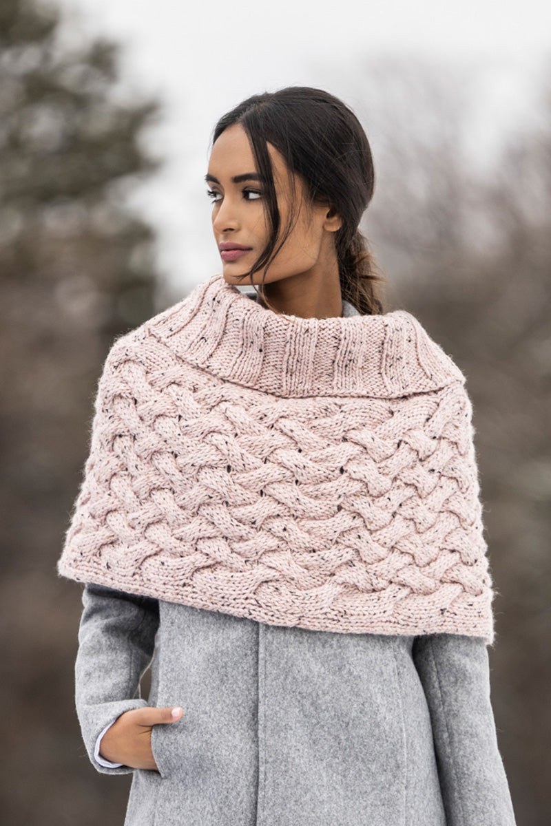 Blue Sky Fibers - Woolstok Tweed Patterns - Ely Capelet - PDF Download - Extra Image
