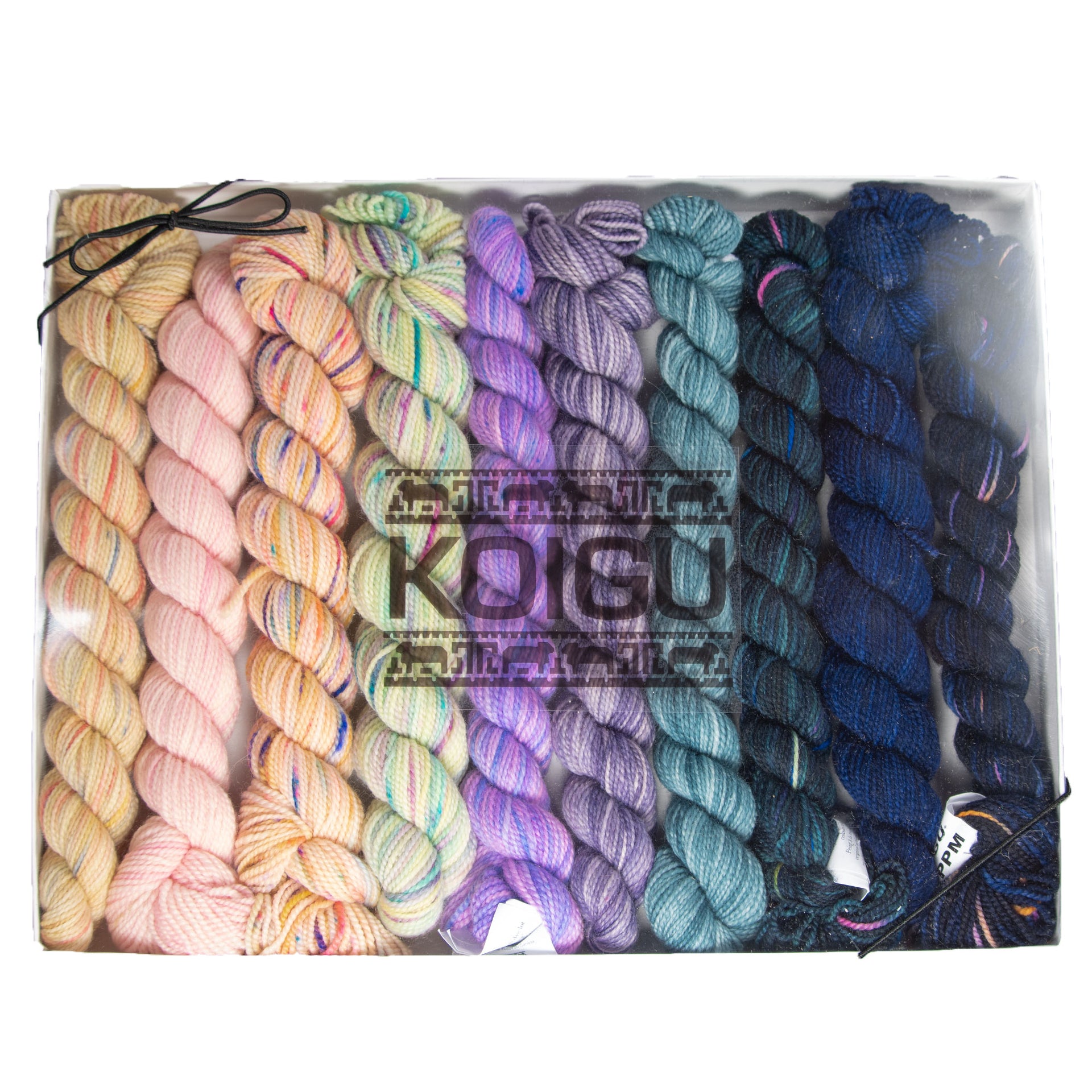Koigu Pencil Box Yarn - Romantic Puzzle - Zoom Image

