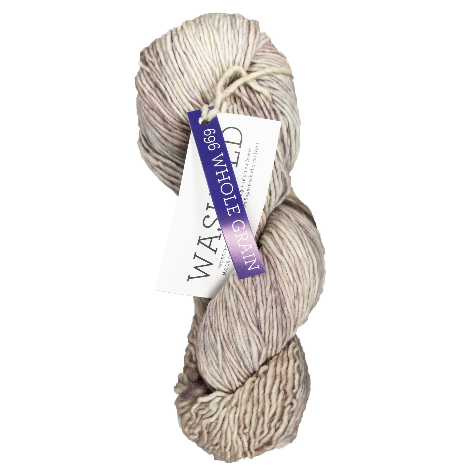 Malabrigo Washted Yarn - 696 Whole Grain - Zoom Image
