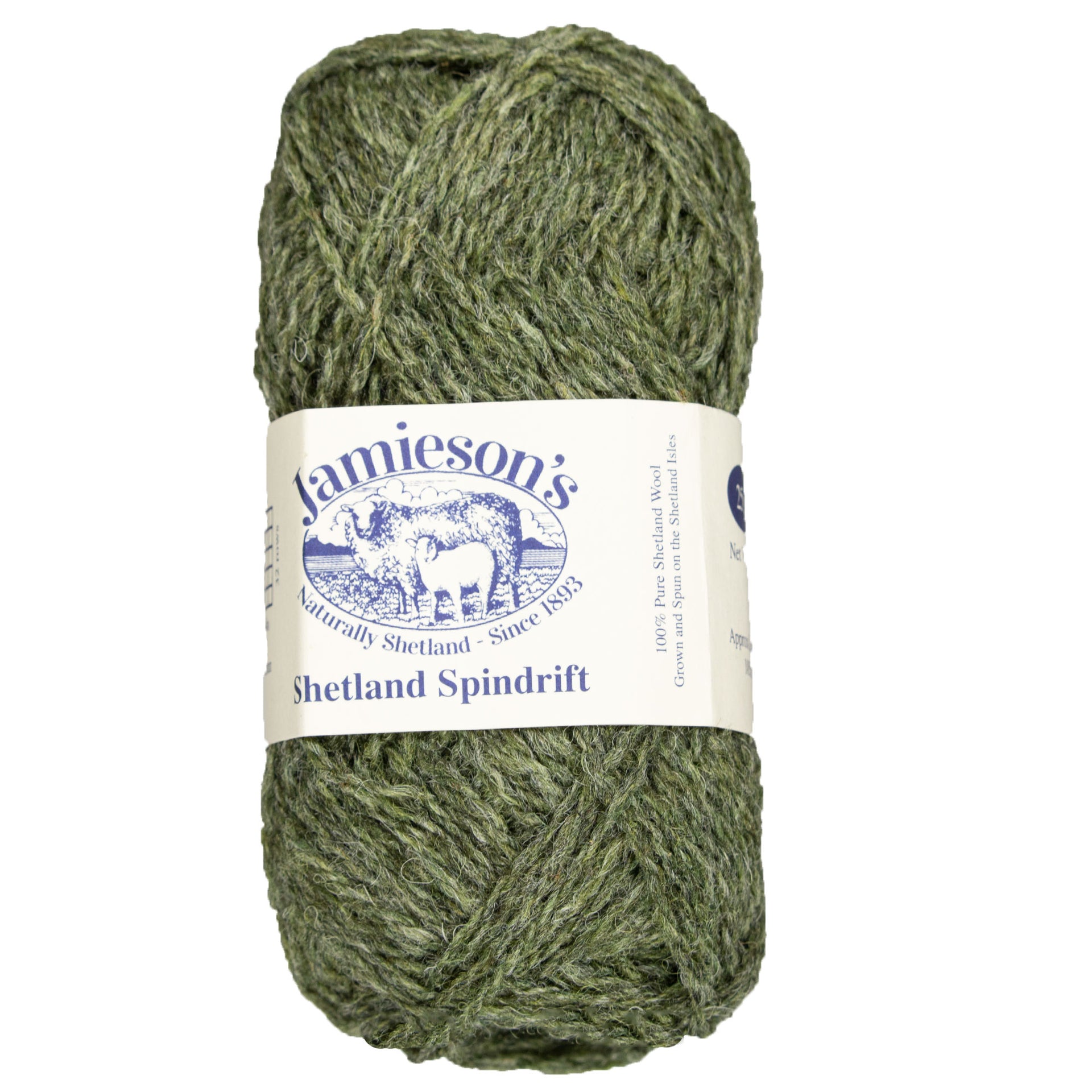 Jamieson's of Shetland Spindrift Yarn - 319 Artichoke - Zoom Image
