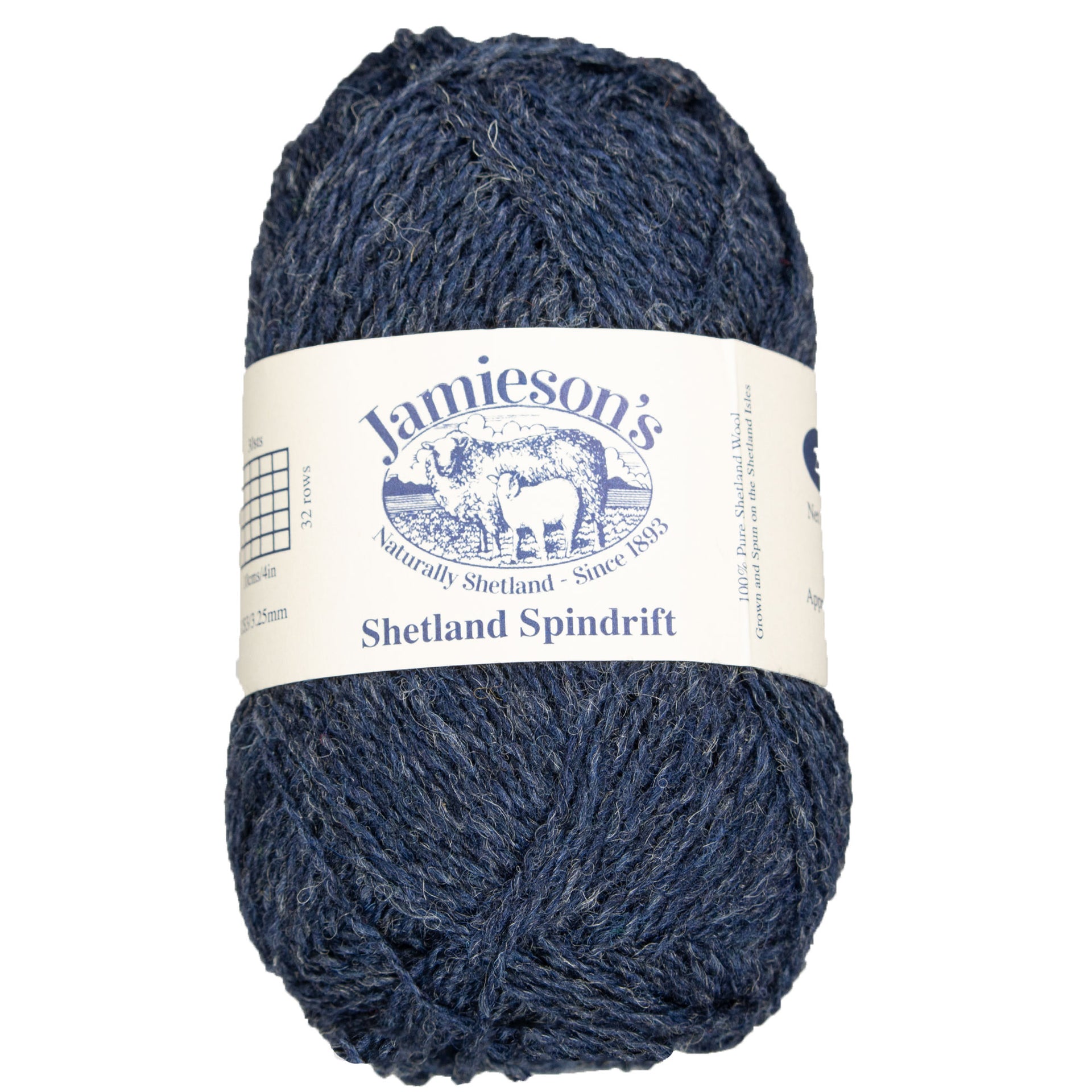 Jamieson's of Shetland Spindrift Yarn - 160 Midnight - Zoom Image
