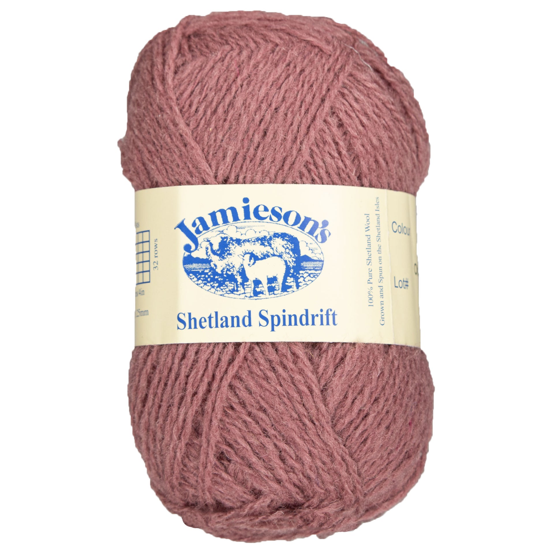 Jamieson's of Shetland Spindrift Yarn - 556 Old Rose - Zoom Image
