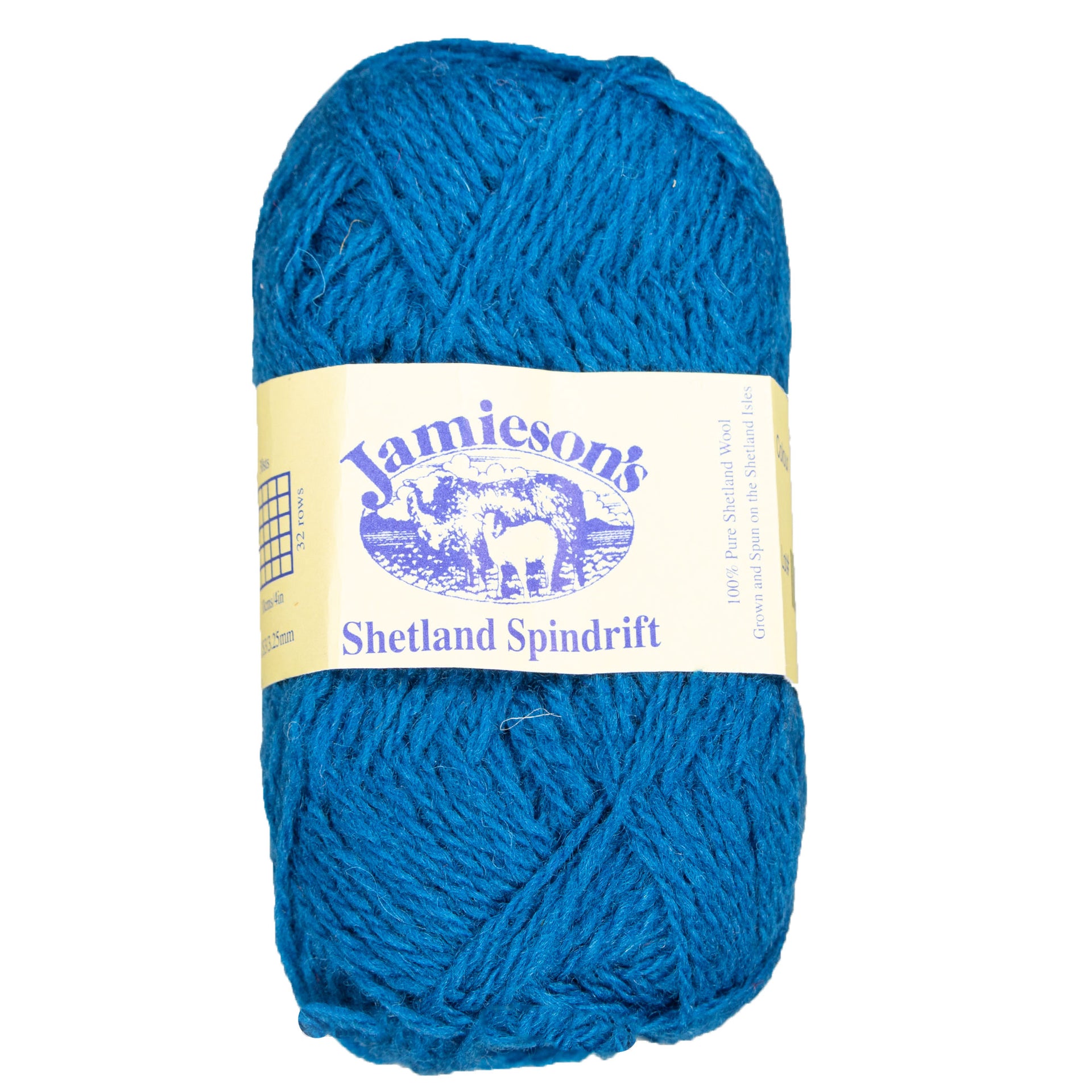 Jamieson's of Shetland Spindrift Yarn - 750 Petrol - Zoom Image

