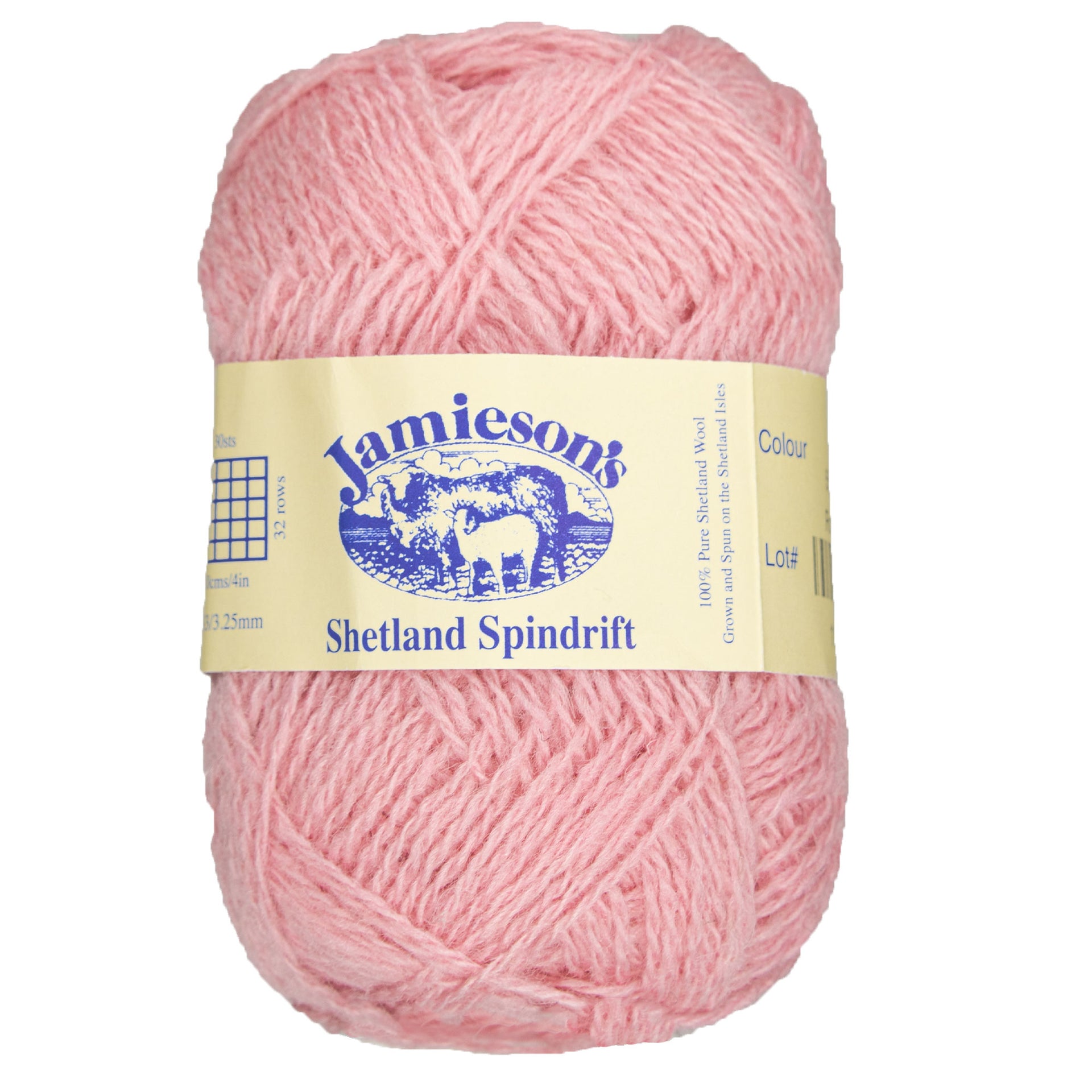 Jamieson's of Shetland Spindrift Yarn - 550 Rose - Zoom Image
