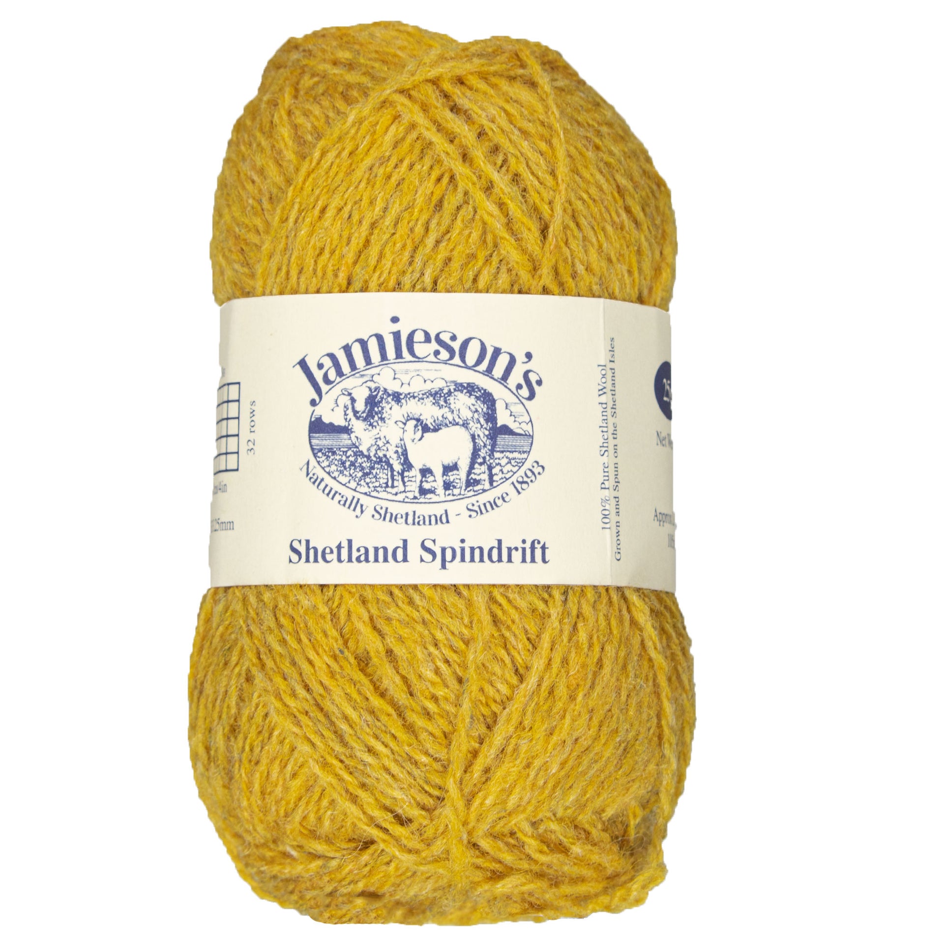 Jamieson's of Shetland Spindrift Yarn - 1160 Scotch Broom - Zoom Image
