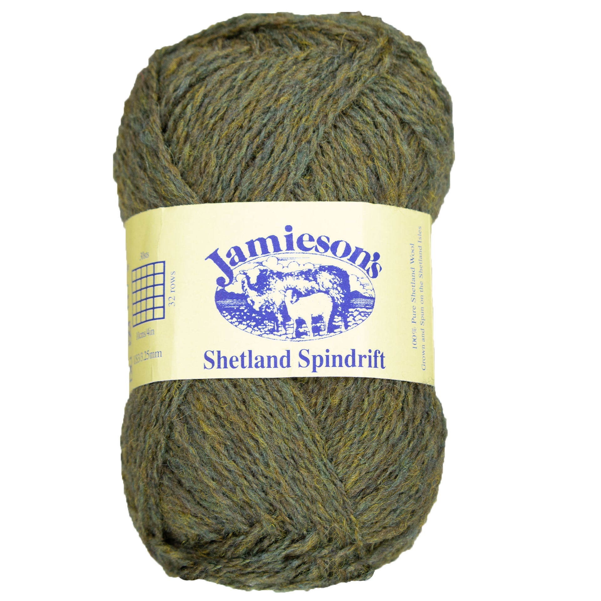 Jamieson's of Shetland Spindrift Yarn - 253 Seaweed - Zoom Image
