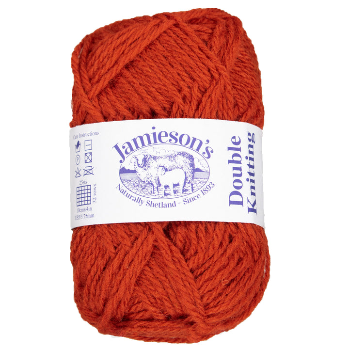 Jamieson's of Shetland Double Knitting Yarn - 462 Ginger - Zoom Image