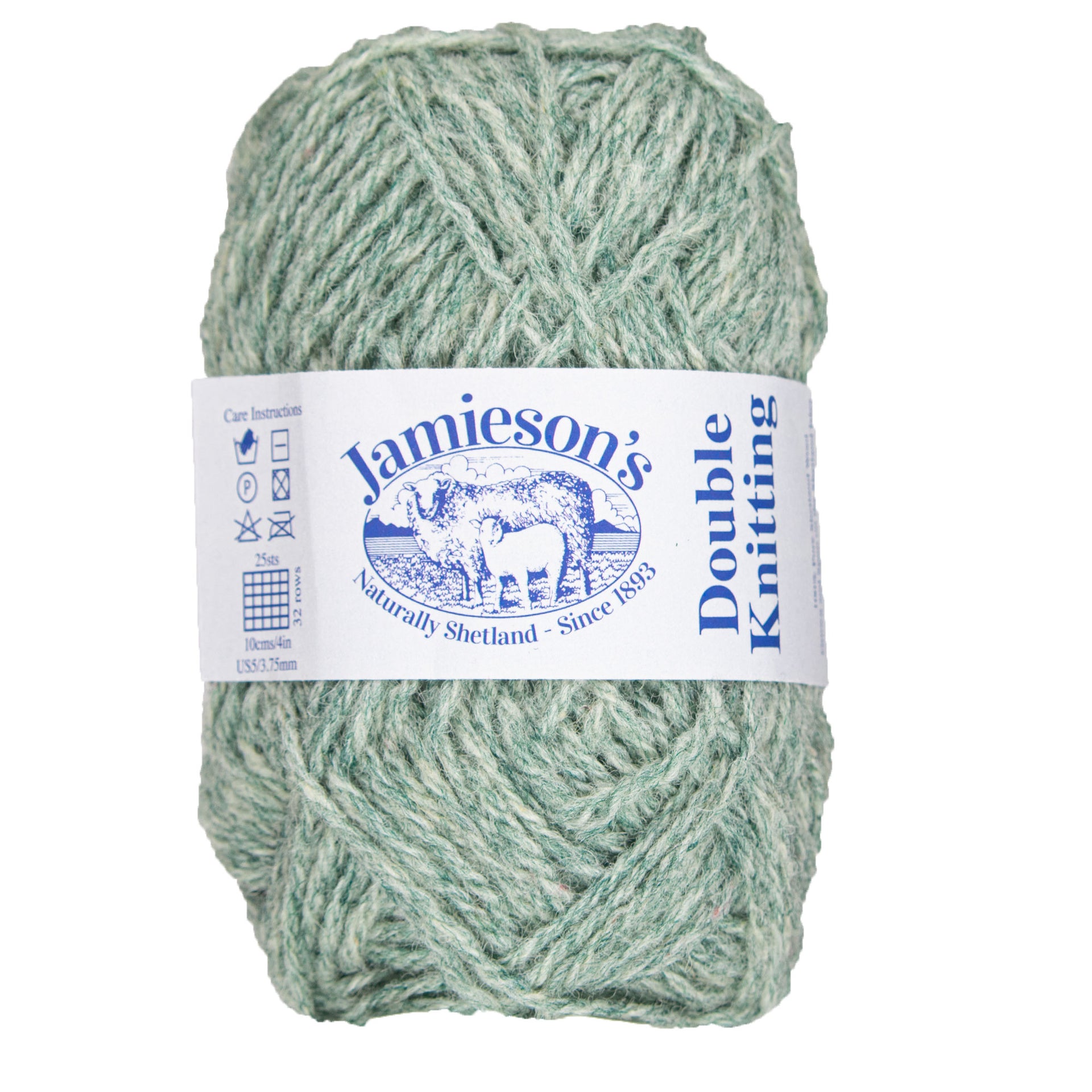 Jamieson's of Shetland Double Knitting Yarn - 274 Green Mist - Zoom Image
