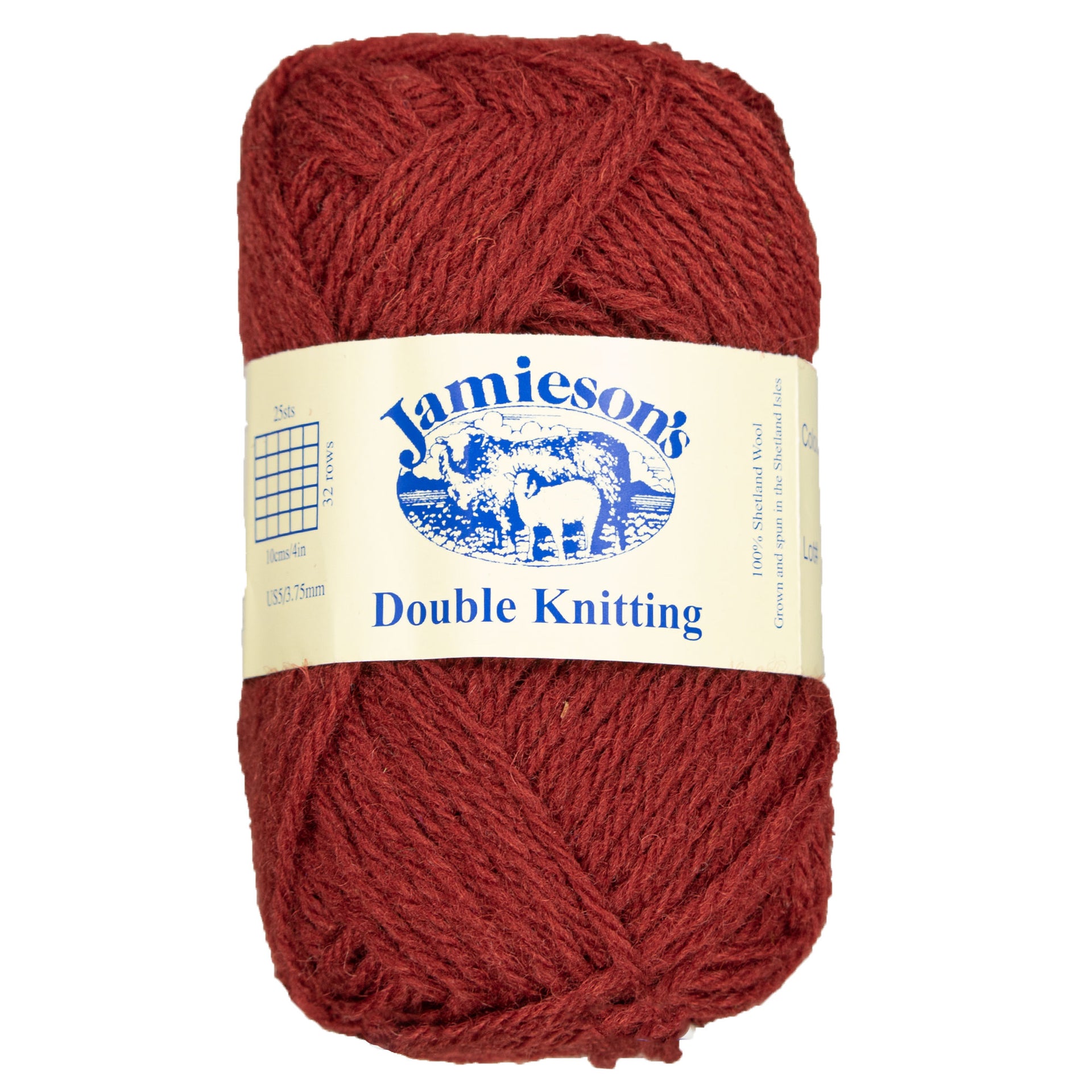 Jamieson's of Shetland Double Knitting Yarn - 578 Rust - Zoom Image
