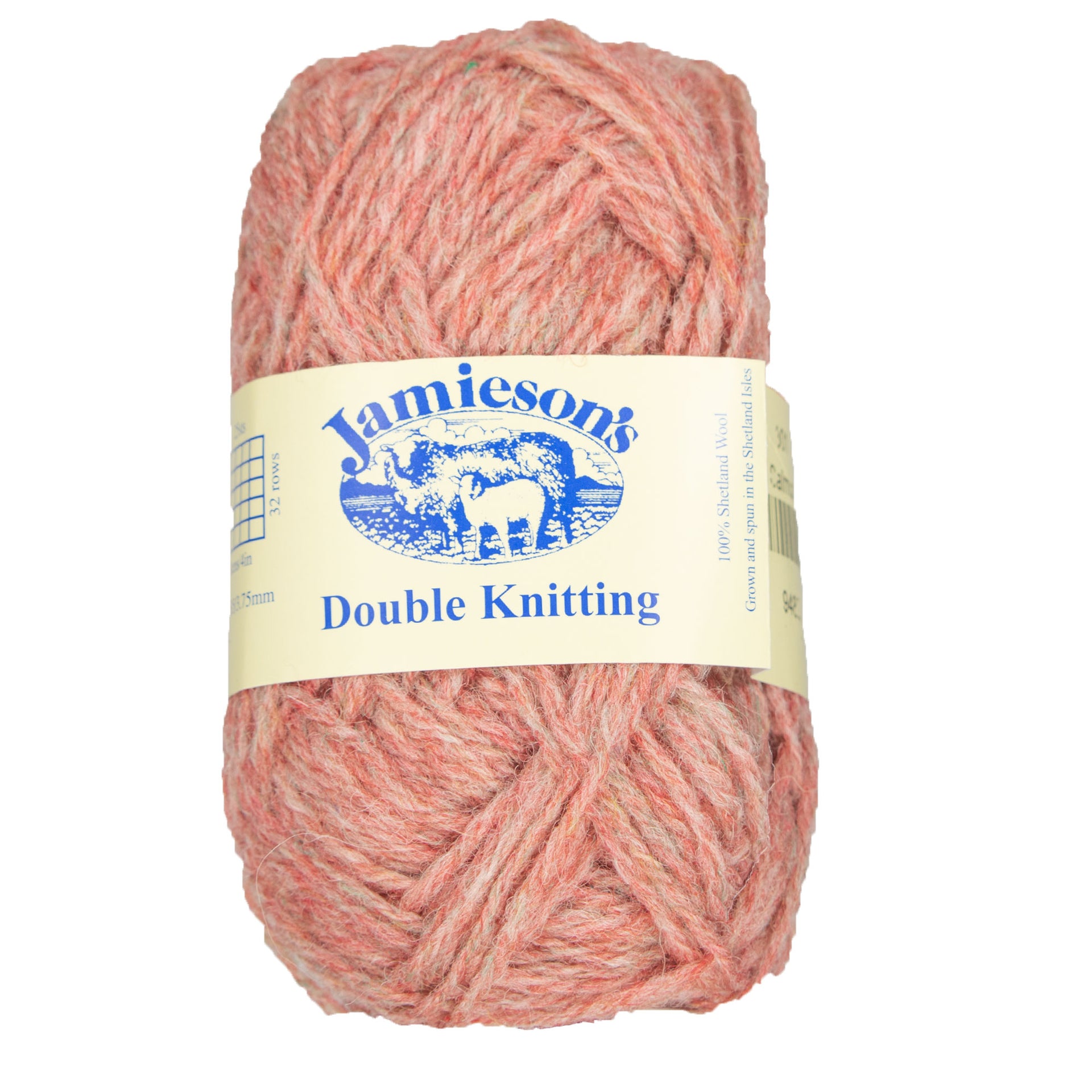 Jamieson's of Shetland Double Knitting Yarn - 301 Salmon - Zoom Image
