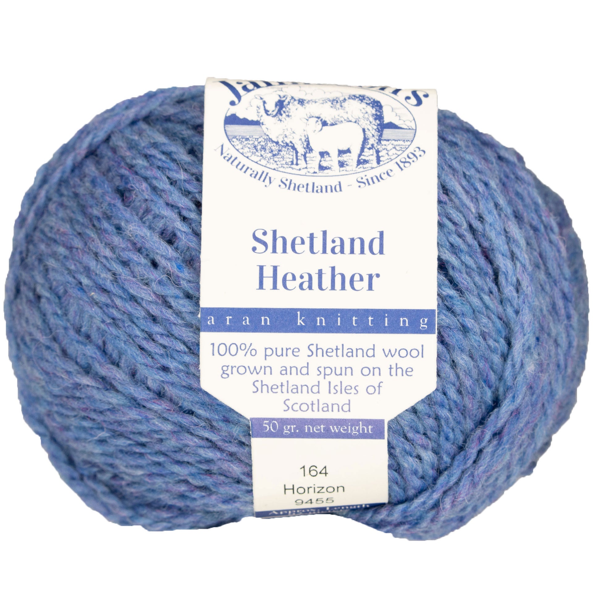 Jamieson's of Shetland Heather Aran Yarn - 164 Horizon - Zoom Image
