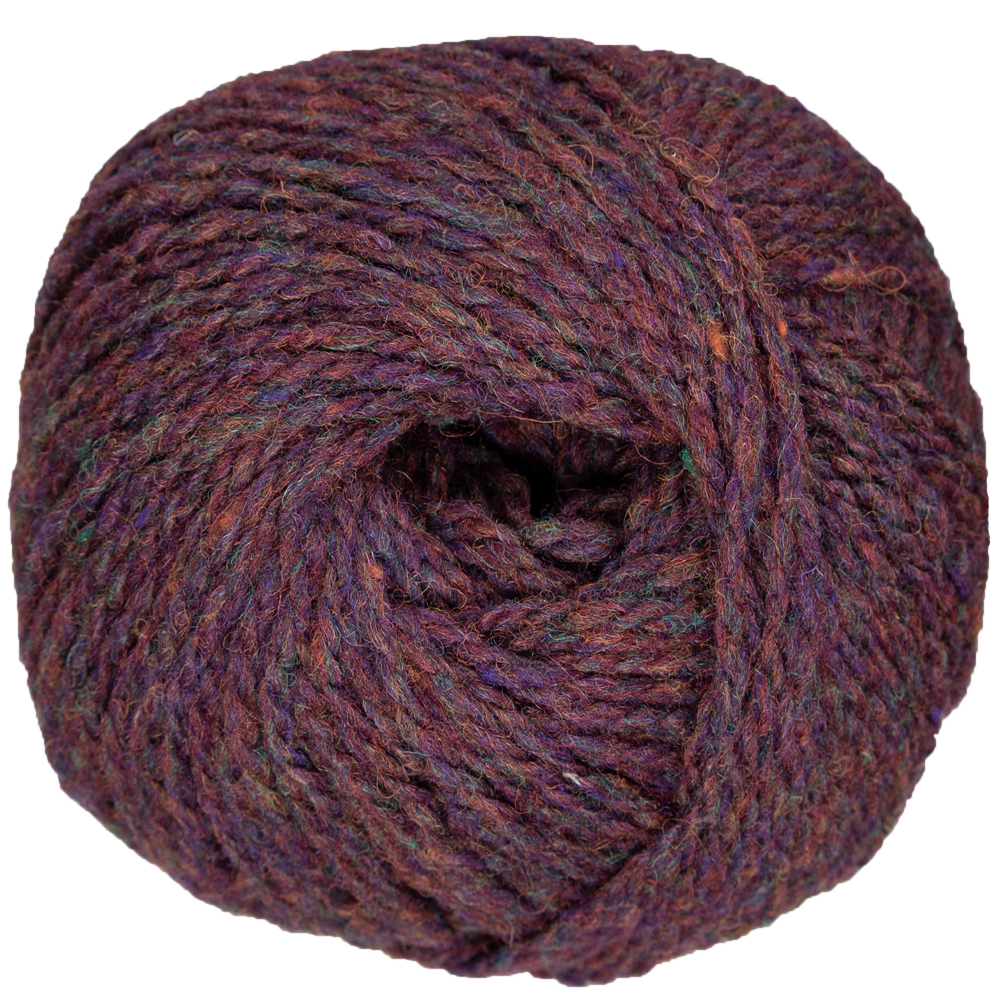 Jamieson's of Shetland Heather Aran Yarn - 239 Purple Heather - Zoom Image