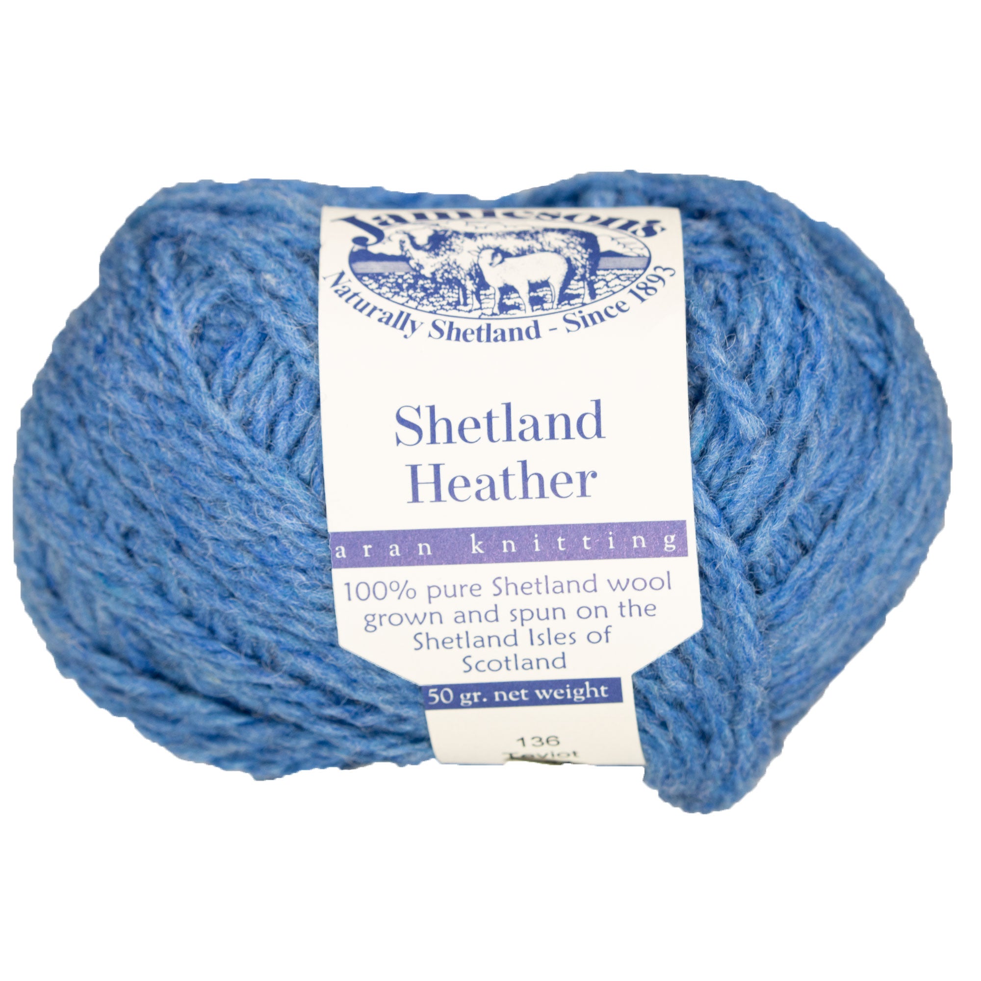Jamieson's of Shetland Heather Aran Yarn - 136 Teviot - Zoom Image