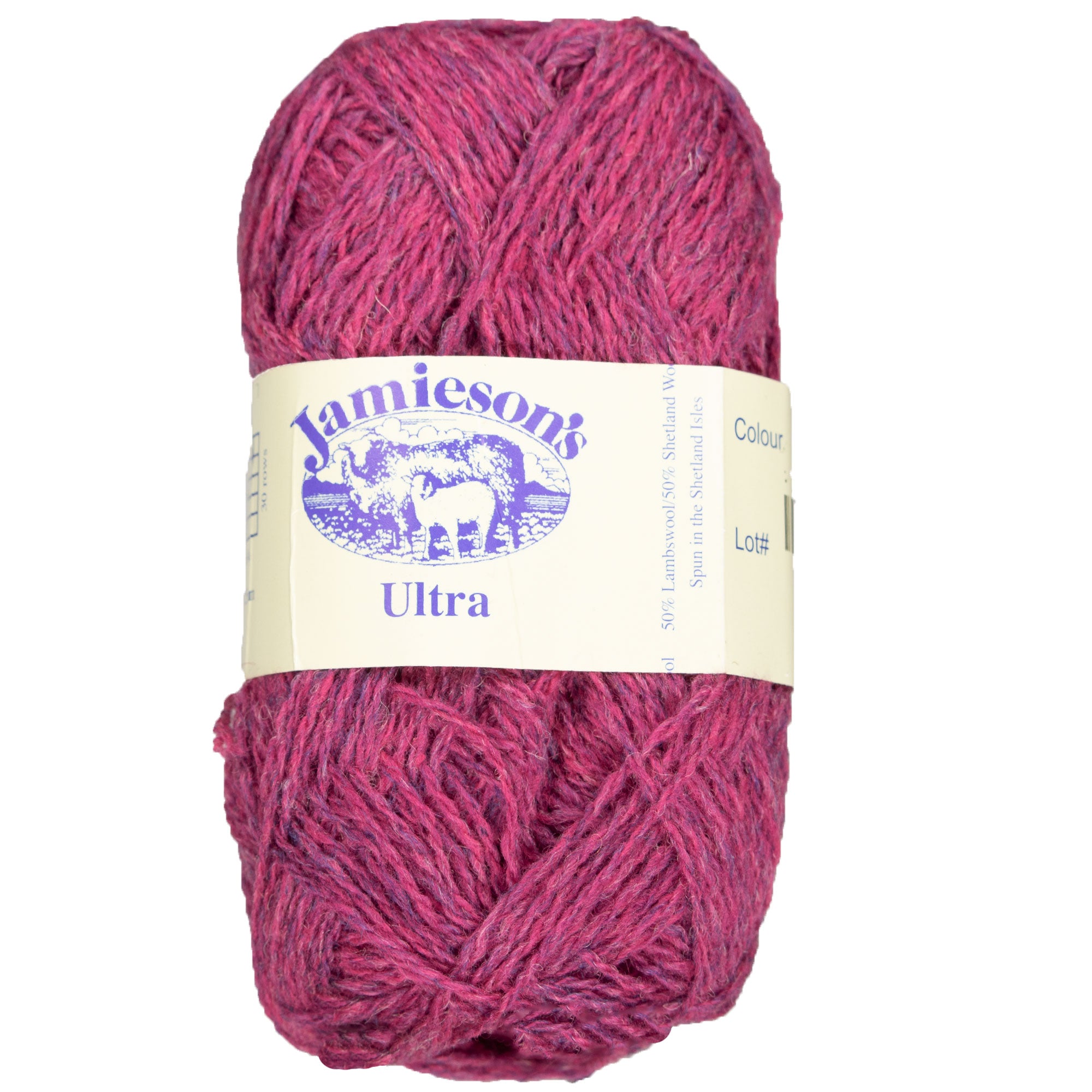 Jamieson's of Shetland Ultra Lace Weight Yarn - 532 Petunia - Zoom Image