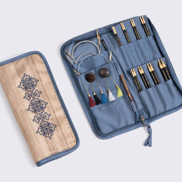 Lantern Moon Ebony Interchangeable Needle Sets - Glory - 5 Inch Tips US 2.5-11 - Zoom Image