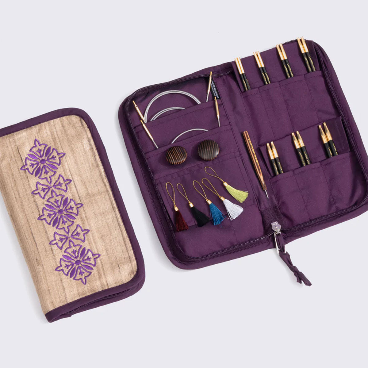 Lantern Moon Ebony Interchangeable Needle Sets - Bliss - 4 Inch Tips US 2.5-10 - Extra Image
