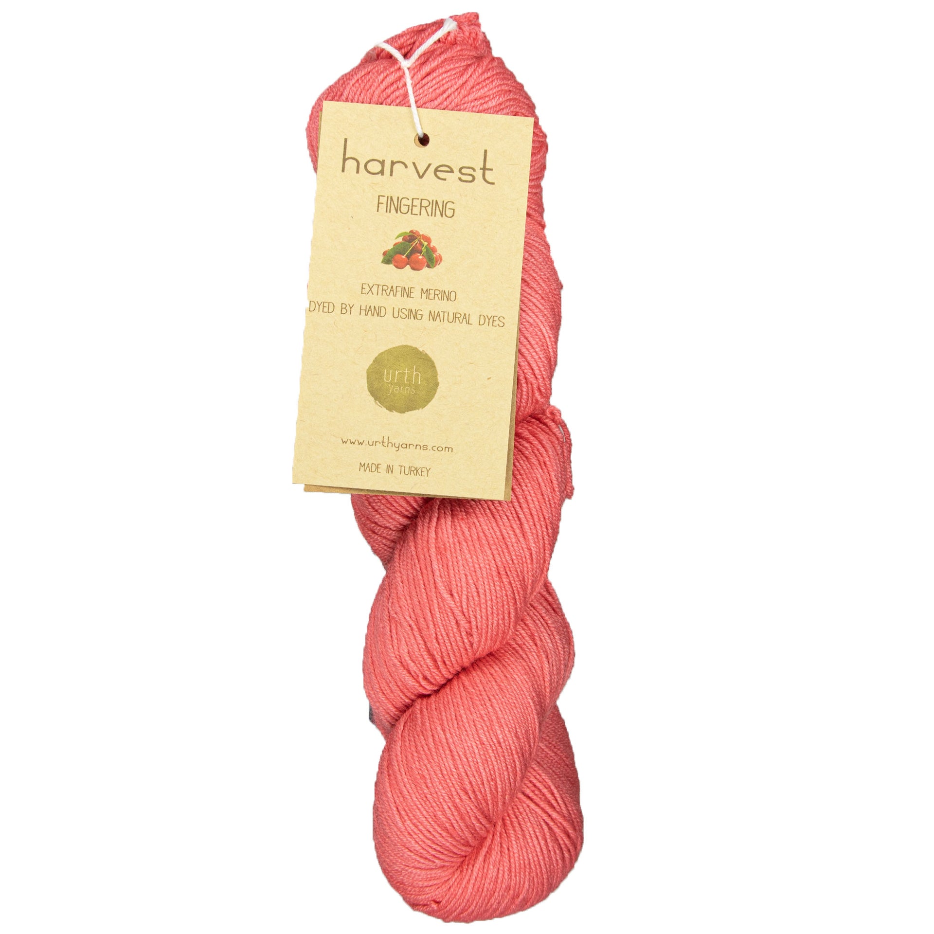 Urth Yarns Harvest Fingering Yarn - Cherry - Zoom Image
